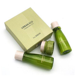 The Saem Urban Eco Harakeke VEGAN Skin Care 3 Set набор для лица с экстрактом корня новозеландского льна для всех типов кожи