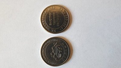 Жетоны 25*1.8 мм. с индивидуальным дизайном