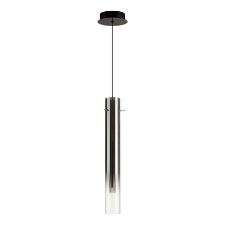 5061/5L PENDANT ODL24 383 черный/темн.хром/металл/стекло Подвес LED 4W 3000K SHINY