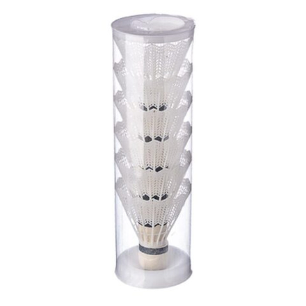 Воланы для бадминтона 6шт, ПВХ, в тубе