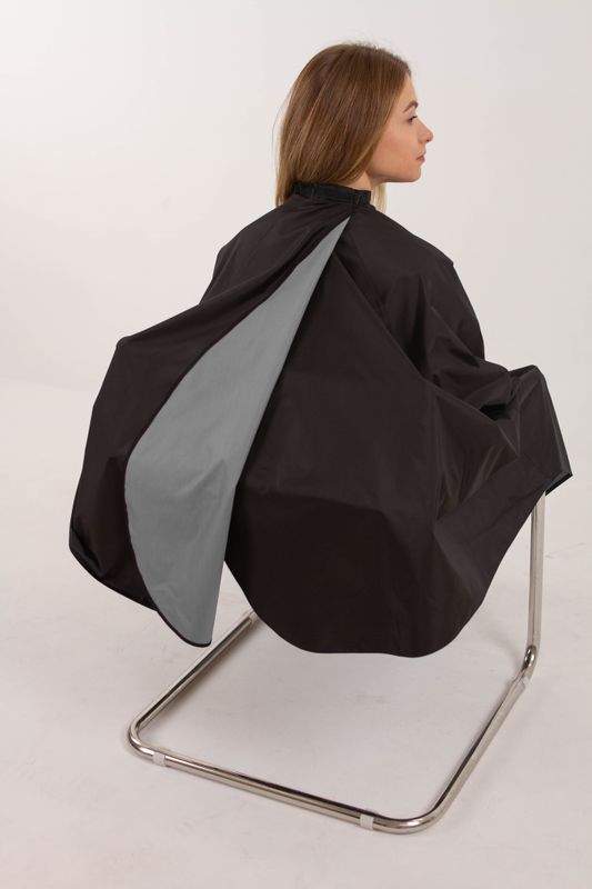 Парикмахерский пеньюар с рукавами (водонепроницаемый)