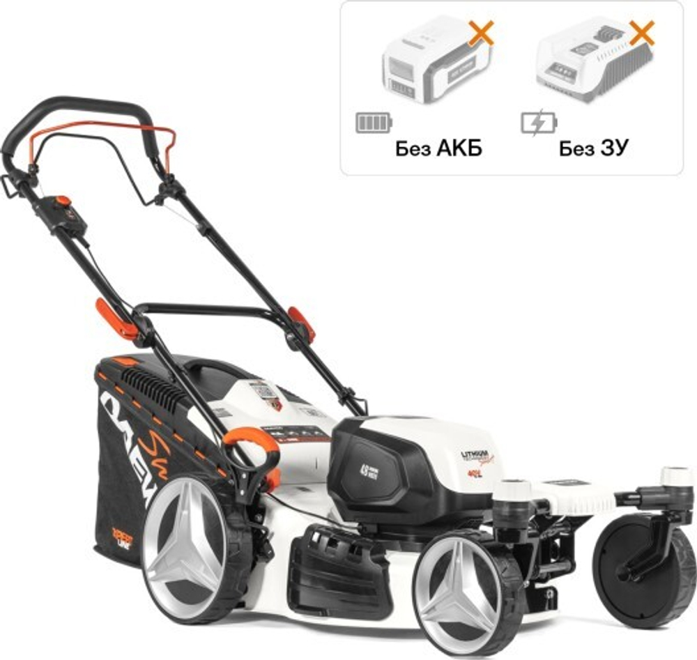 Газонокосилка аккумуляторная DAEWOO DLM 5040 Li-SR самоходная без АКБ и ЗУ