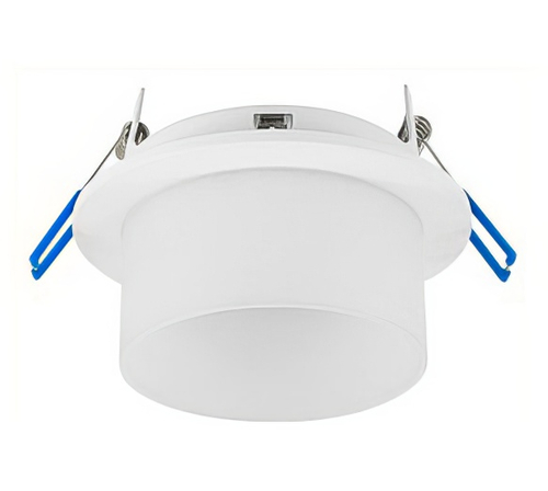 Светильник Ecola GX53 Н4 SP5371  метал встроенный спот белый матовый  (110*79мм)