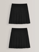 Юбка школьная для девочки Next 110-320, 2 шт., Черный