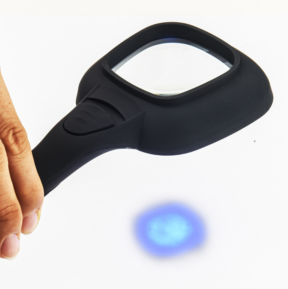 Лупа Veber 60Х3 с подсветкой LED+UV