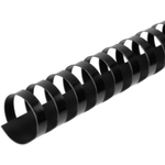 Пружина для переплета пластиковая "BC051", 51 мм, 50шт/упак, черная