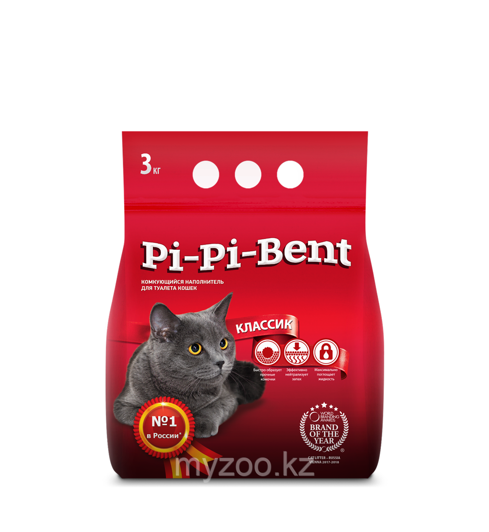 PI-PI BENT Наполнитель комкующийся Classic 12 л