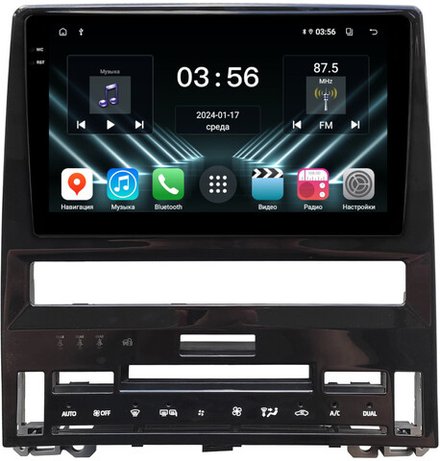 Магнитола для Toyota Avalon 5 2018-2022 (большая рамка) - FarCar DX10-9702 монитор 10.36" IPS на Android 13, 4+64Гб, CarPlay