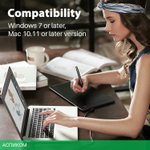 Графический планшет Huion Inspiroy черный (H950P)