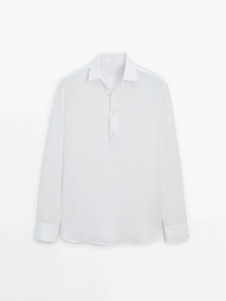 Massimo Dutti Рубашка поло, белый