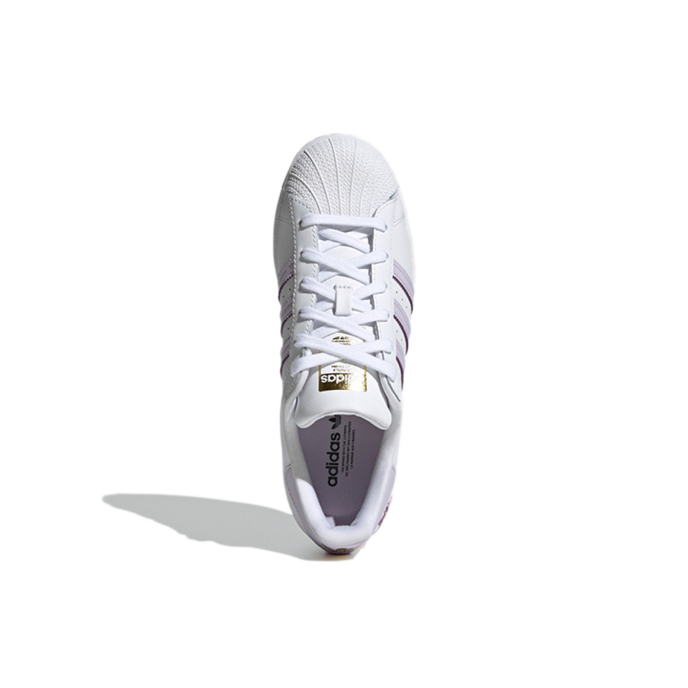 Кроссовки Adidas Originals Superstar White Purple Tint