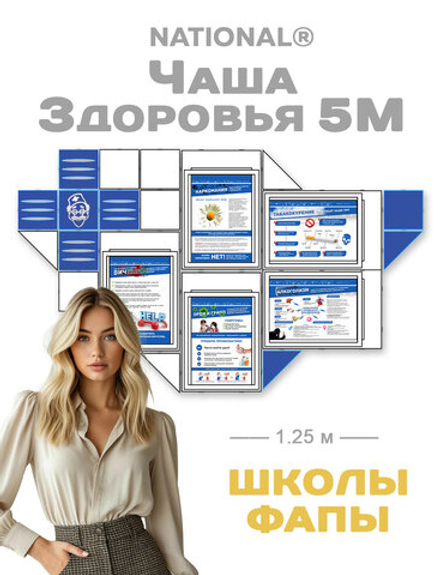 Комплект оборудования наглядной пропаганды ЗОЖ | Школы ФАПы