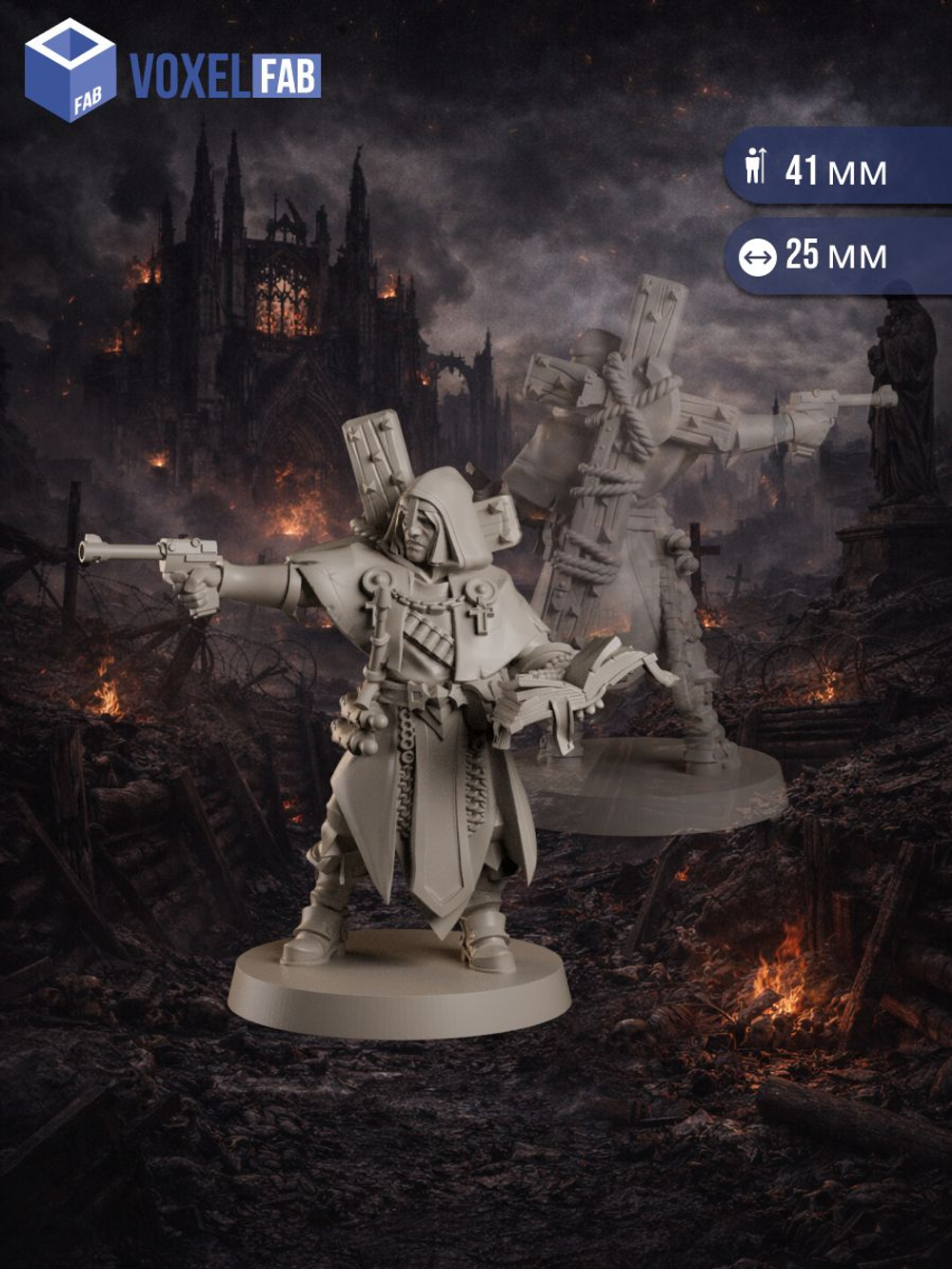 Святой Бастион Новая Антиохия миниатюры для настольных игр РНИ, Trench Crusade