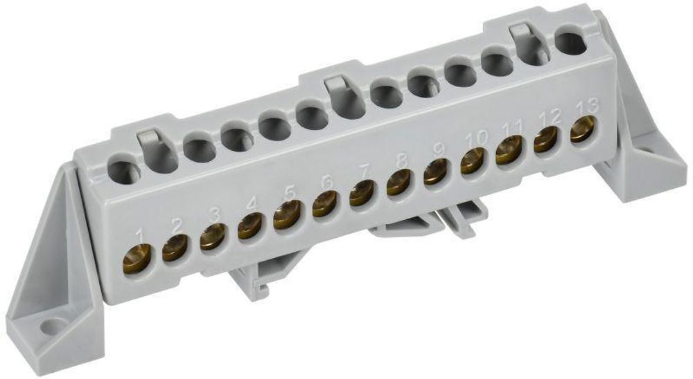 Шина L &quot;фаза&quot; в комб. изол. &quot;Стойка&quot; 6х9-13-Ср TEKFOR IEK TF-NN10-13-DP-K03
