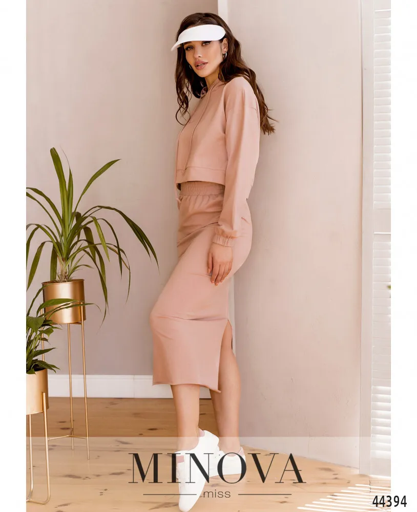 Костюм 2174-пудровый Minova