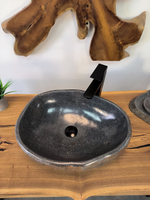 Раковина из речного камня RS-65858 50х38х15 из натурального камня