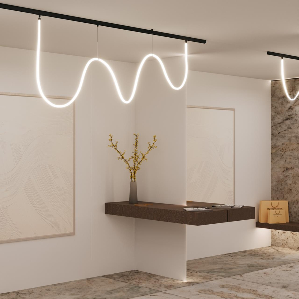 359140 KONST NT23 144 черный Трековый светильник для низковольтного шинопровода FLUM IP20 LED 4000K 25W 48V 2500Лм RAMO