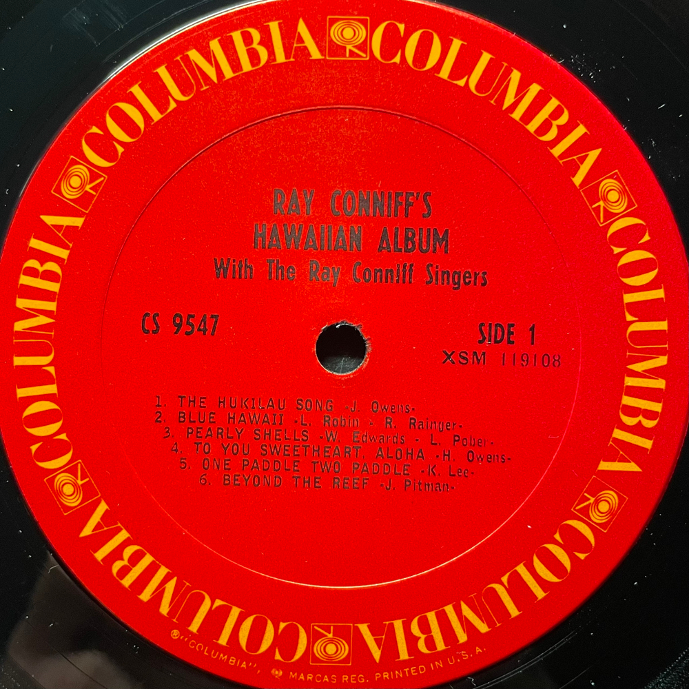 Ray Conniff With The Ray Conniff Singers ‎– Ray Conniff's Hawaiian Album (США 1967г.)