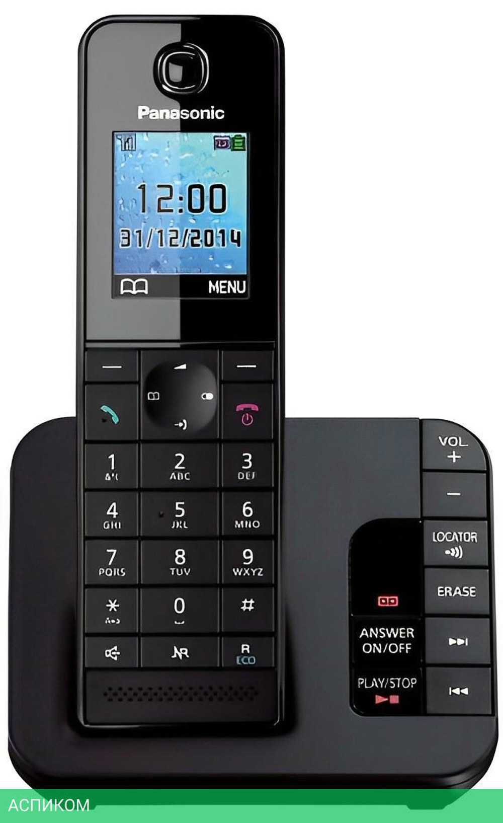 Радиотелефон DECT Panasonic KX-TGH220RUB