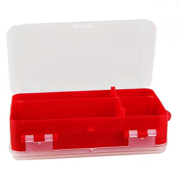 Коробочка для оснастки Helios двухсторонняя (красная)