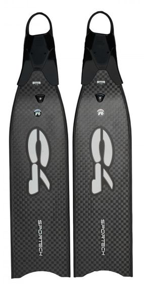 Ласты C4 Carbon Sportech Rubber Carbon T700 черный