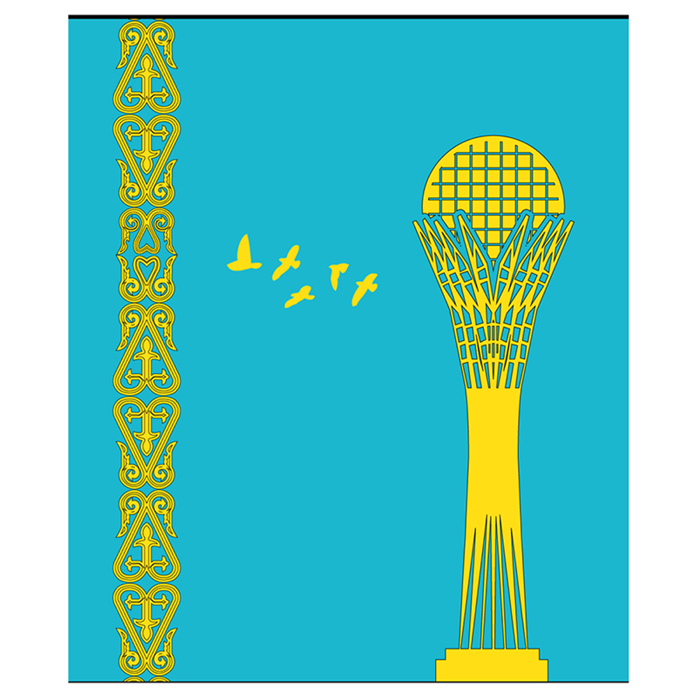 Тетрадь общая BG "Символика", А5, 48 листов в клетку, на скрепке