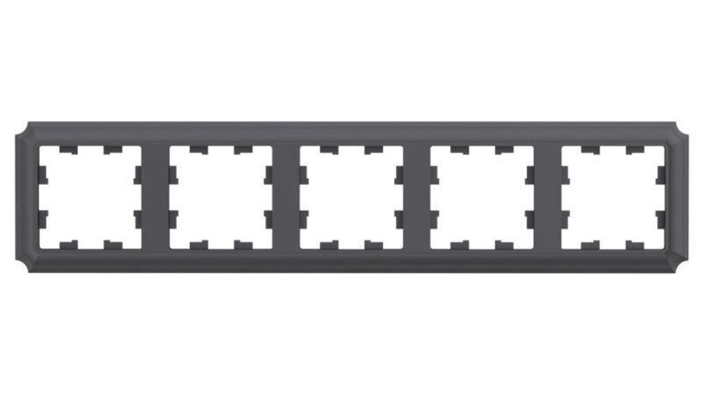 Рамка 5-м AtlasDesign Antique универс. базальт SE ATN101405