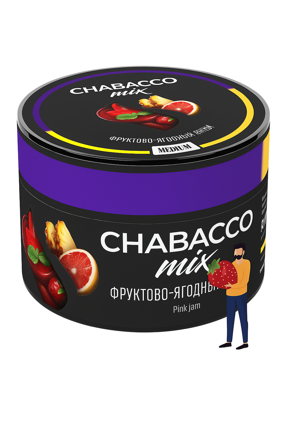 Chabacco Medium - Pink Jam (100g)