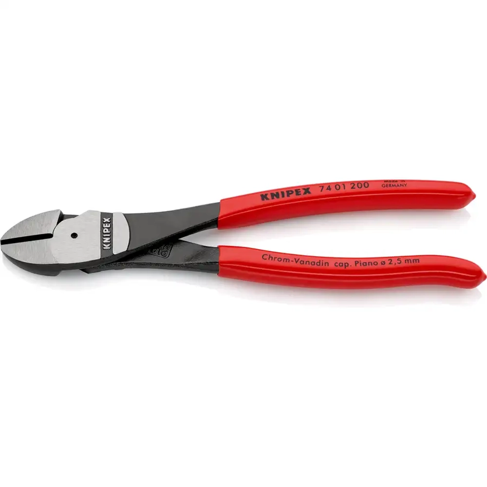 Кусачки боковые особой мощности черненые 200 мм Knipex 74 01 200