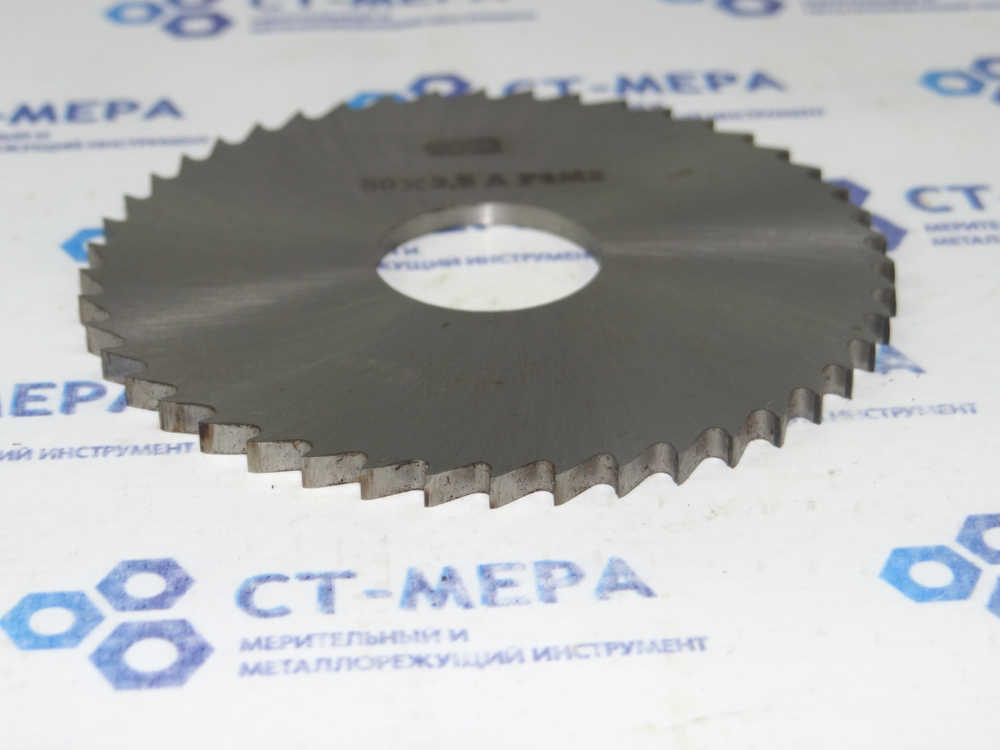 Фреза отрезная по металлу 80х3.5х22мм. z=46 Р6М5 без фаски без ш/п