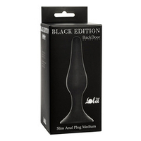 Анальная пробка 11,5см Lola Games Slim Anal Plug Medium Black 4206-01Lola