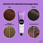 Matrix Краска для волос без аммиака  SoColor Pre-Bonded 505NA Светлый шатен натуральный пепельный 90 мл.