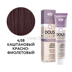 Полуперманентный безаммиачный крем-краситель тон-в-тон "Filter Dous Сolor" (60мл)