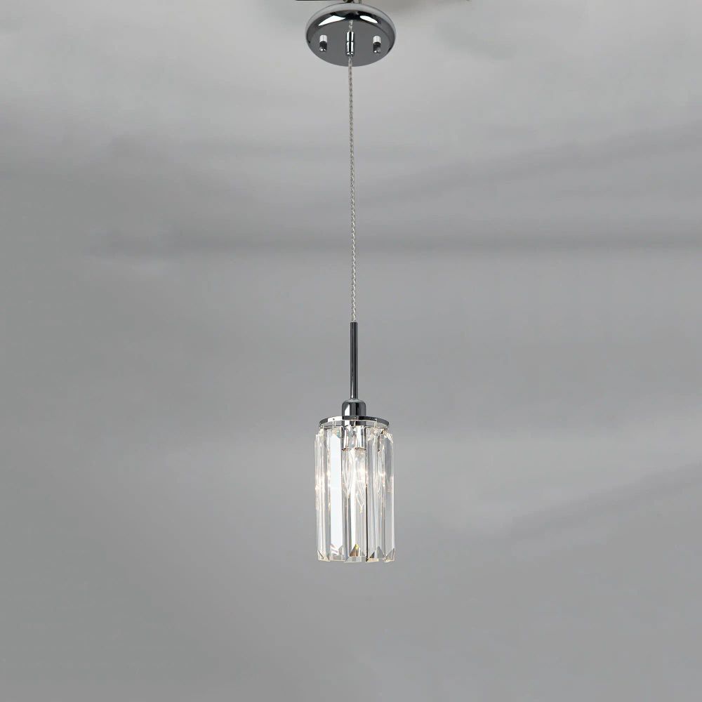 Citilux Синди CL330111 Подвесной хрустальный светильник Хром