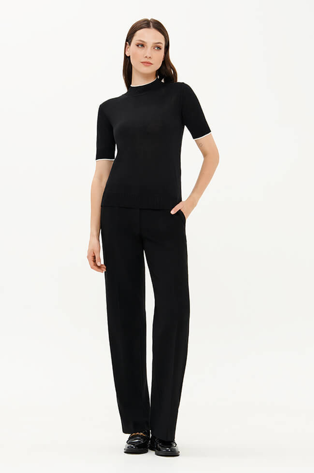 23374 Джемпер женский (черный)