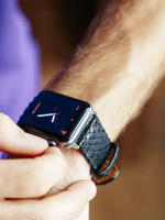 Ремешок Apple Watch, 38мм, питон лакированный, крапивный