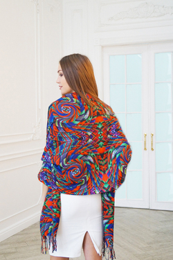 LIGVIANNI Палантин Kerchief Violet