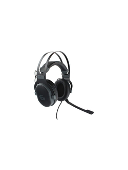 Gembird MHS-G700U, черн, мембрана 53мм, метал корпус, рег громкости, каб ткан 2.5м