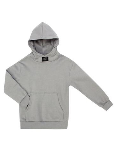 Толстовка для мальчиков с капюшоном р-р 128 серый (Такро) M0927FN-7/10