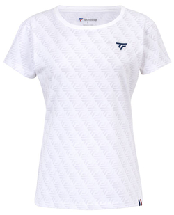 Женская теннисная футболка Tecnifibre Women Graphic Stretch - размер L