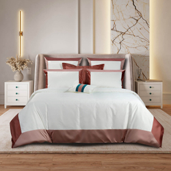 Постельное белье семейное Sharmes Caledoscop розовый закат