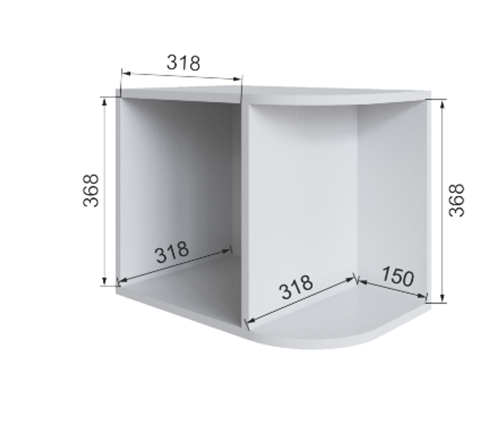Антресоль Бруклин 35АУ3400