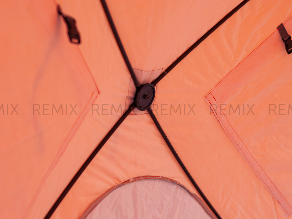 Палатка зимняя куб AG 2038-2 240x240х195см (оранжевая)