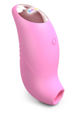 Розовый вакуум-волновой стимулятор Believer (Цвет: розовый)