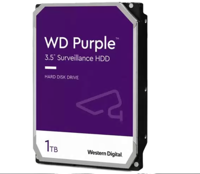 Жесткий диск 1Тб WD Purple WD10EJRX, HDD,  SATA III,  3.5"