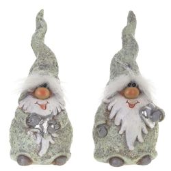 GAEM Фигурка новогодняя "Дед Мороз", L6 W7 H15 см, 2в.