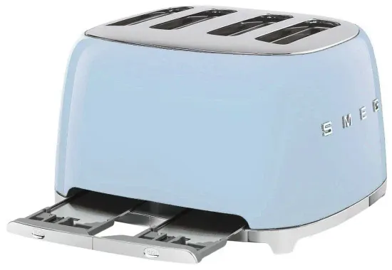 Тостер SMEG TSF03PBEU, пастельный голубой