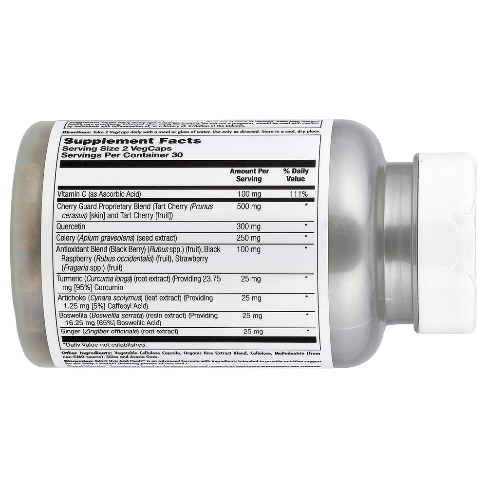 KAL, Uric Acid Flush™, 60 капсул VegCap