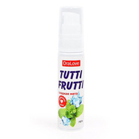 Гель-смазка со вкусом сладкой мяты Биоритм OraLove Tutti-frutti 30г