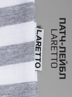 Футболка для девочки в серую полоску